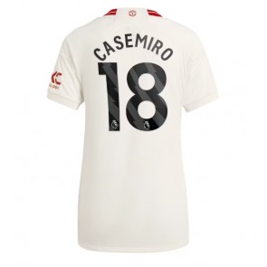 Manchester United Casemiro #18 Dámské Alternativní Dres 2023-24 Krátký Rukáv